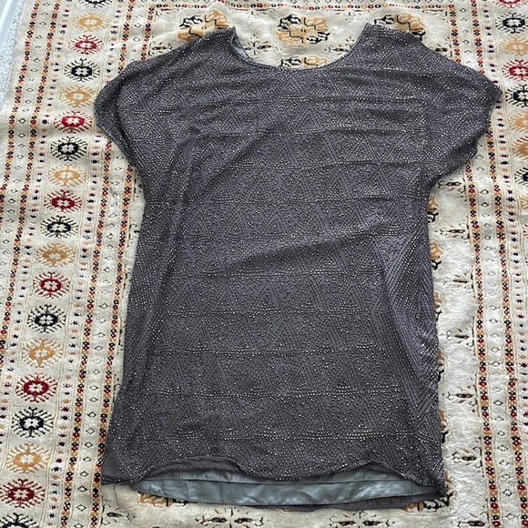 Hand Beaded 100% Silk Dress. - Picture 1 of 13